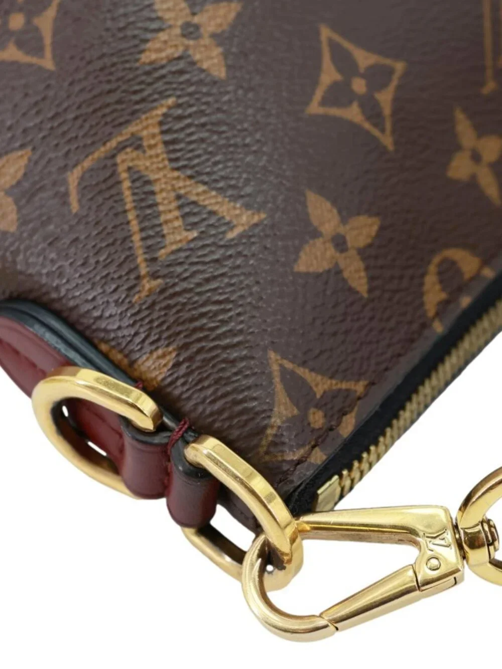Louis Vuitton  Beaubourg Mini Monogram Canvas Hobo Bag Bordeaux